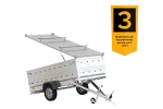 Anhänger GARDEN TRAILER 264 KIPP mit Bordwandaufsatz und Aludeckel – Bild 8